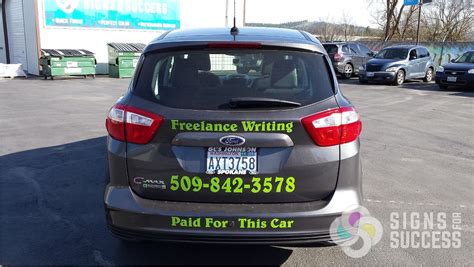 Vinyl Car Lettering gets a great response - Signs for Success