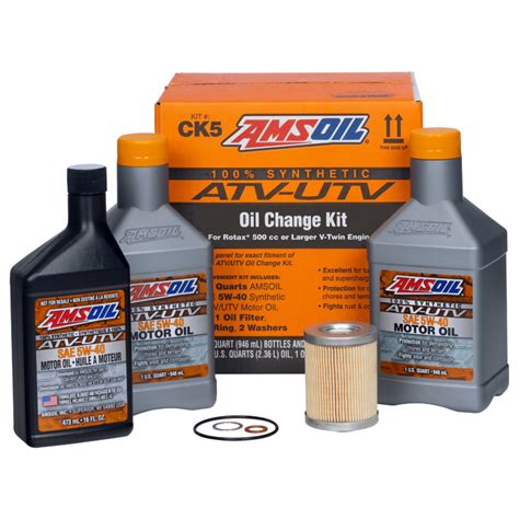 AMSOIL Adds 5W-40 Option To Oil Change Kits For Can-Am