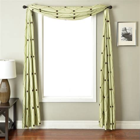 Softline Mina Window Scarf, Cream | Window scarf, Curtains, Window ...