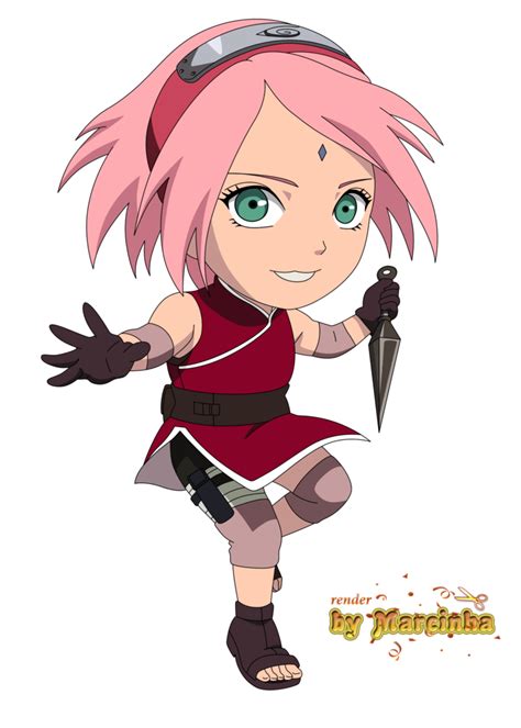 PNG Chibi Sakura The Last by Marcinha20 | Chibi naruto characters ...