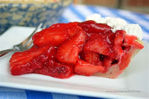 Just a Spoonful of: Strawberry Glaze Pie