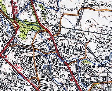 History of Maryhill, in Glasgow and Lanarkshire | Map and description