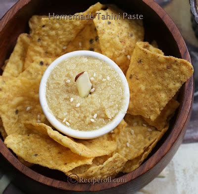 How to make Tahini Paste | Tahini paste For Hummus