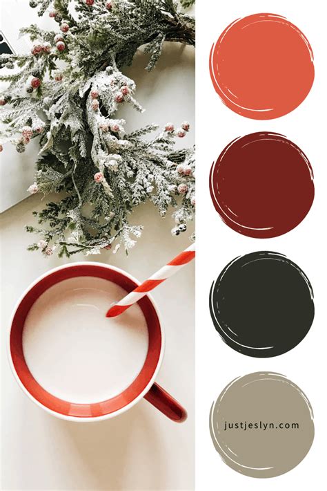 25 Unique Christmas Color Palettes (2023) - Just Jes Lyn