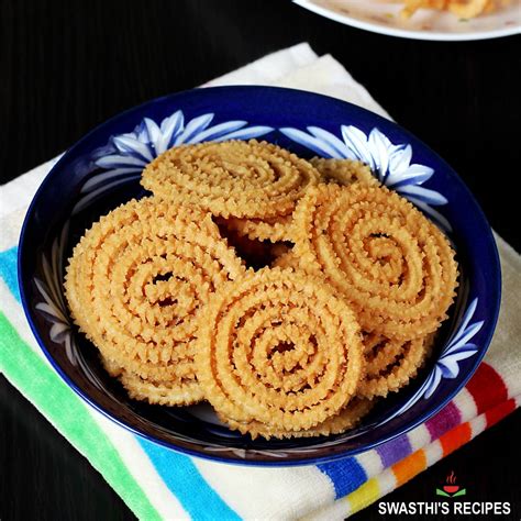 Murukku Recipe (Murukulu) - Swasthi's Recipes