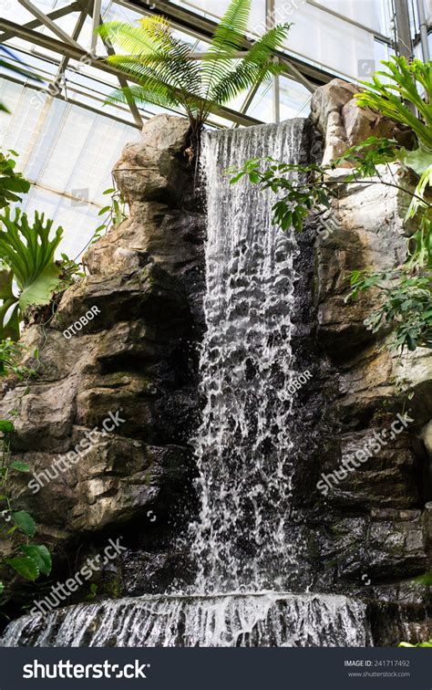 Indoor Waterfall Interior Stock Photo 241717492 | Shutterstock