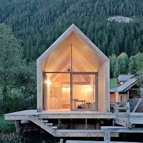 Norwegian hideaway in the woods. modern cabin architecture via kaufmannmercantile | Modern cabin ...