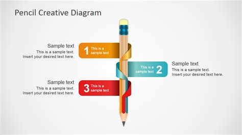 Pencil PowerPoint Shapes - SlideModel