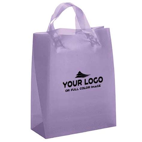 Large Promotional Frosted Plastic Bags