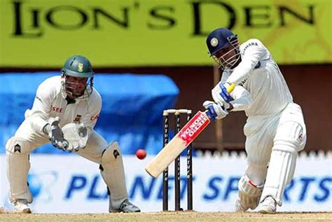 Virender Sehwag celebrates another landmark during an epic triple | ESPNcricinfo.com