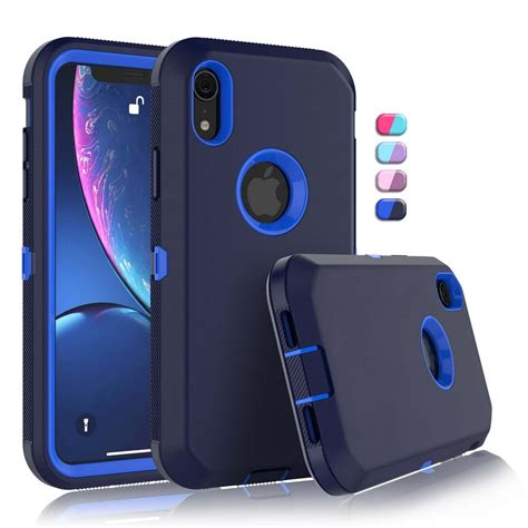 iPhone XR Cases, Sturdy Phone Case for iPhone XR 6.1", Tekcoo Full-Body Shockproof Protection ...