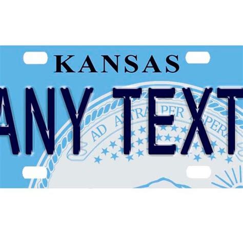 Kansas State License Plate Frame - Etsy