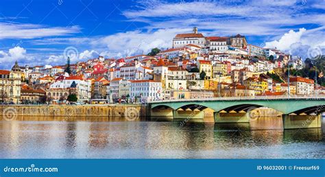 Landmarks Of Portugal - Beautiful Coimbra Town Stock Image - Image of attraction, landmark: 96032001