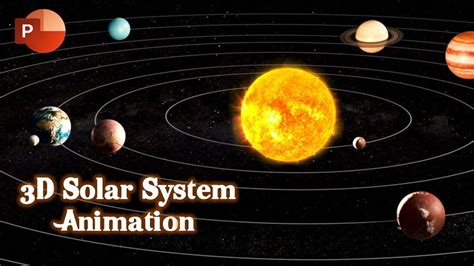 Download 3D Solar System Animation PPT - PowerPoint Template ...