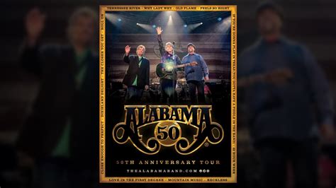 Alabama band announces "50th Anniversary Tour" for 2019