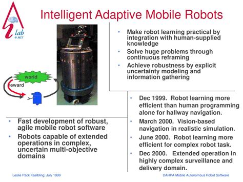 PPT - Intelligent Adaptive Mobile Robots PowerPoint Presentation, free ...