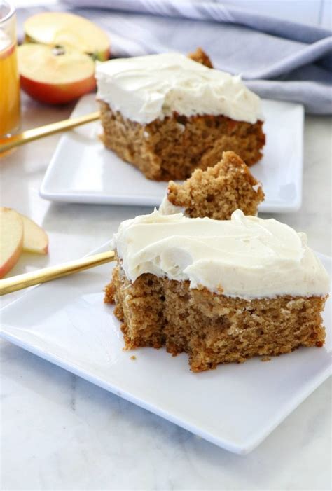 1 Bowl Vegan Apple Cider Sheet Cake with Maple Icing - Labeless Nutrition