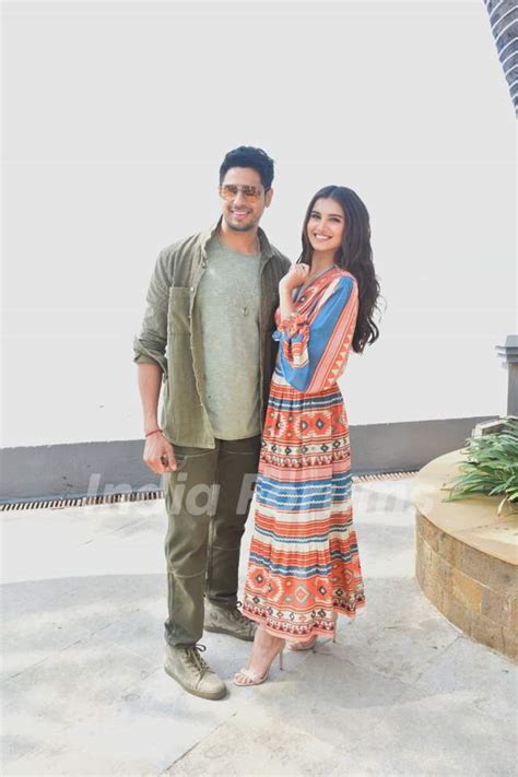 Tara Sutaria and Sidharth Malhotra at Marjaavaan Promotions Media