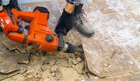 Best Demolition Hammers for Tile Removal | Tile removal, Tile floor, Removing floor tiles