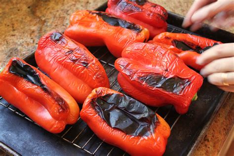 How to Roast Red Peppers & Italian Red Pepper Antipasto - Christina's Cucina