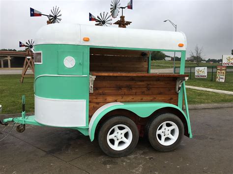 Horse trailer bar Concession Trailer, Food Trailer, Concession Stand, Truck And Trailer, Travel ...