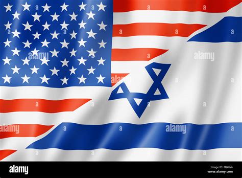 USA and Israel flag Stock Photo - Alamy