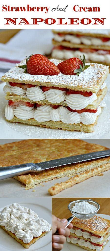 Strawberry and Cream Napoleon Recipe