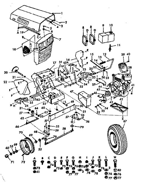 Sears Garden Tractor Parts Diagram