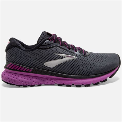 Brooks Women's Adrenaline GTS 20 Black/Purple | Laurie's Shoes