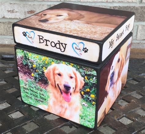 Pet Urn Personalized pet urn Dog Pet Urn Size Medium