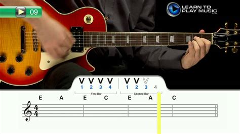 Ex009 How to Play Guitar - Rhythm Guitar Lessons for Beginners - YouTube