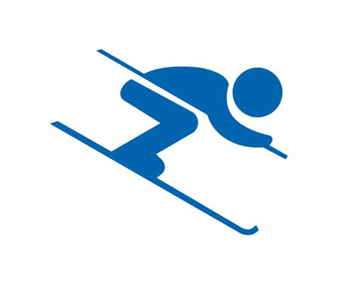 Alpine skiing - Winter sports pictograms | Cross-country skiing - Winter sports pictograms ...