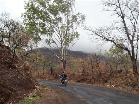 Monsoon Views Of Sinhagad Fort