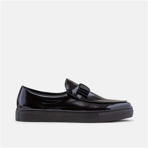 Oscar Black Wholecut Brogue Sneakers - Marc Nolan