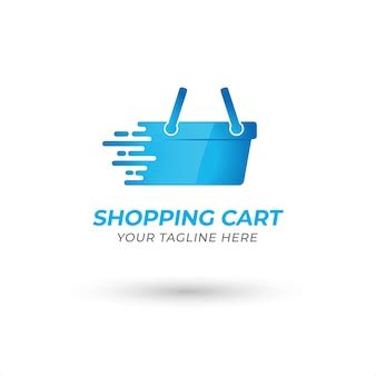 Premium Vector | Shopping cart logo