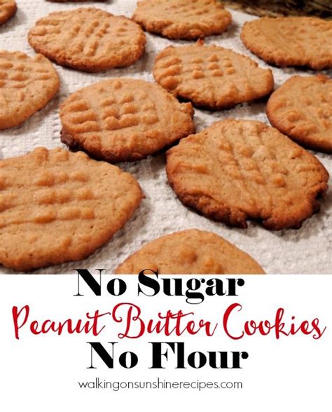 Sugar free peanut butter cookies – Artofit