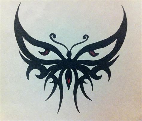 Butterfly Tribal Tattoo by Mr-P-P-Hed on DeviantArt