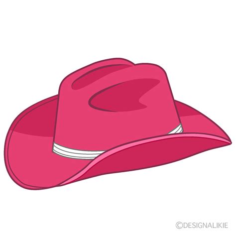 Pink Cowboy Hat Clip Art Free PNG Image｜Illustoon