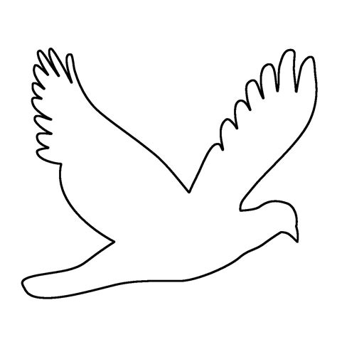 Pigeon outline clipart | Clipart Nepal