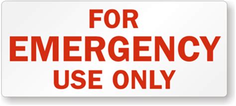 Hard Hat Labels - For Emergency Use Only, SKU: LB-0845