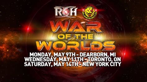 Complete Ring of Honor War of the Worlds Tour Details