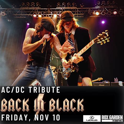 AC/DC Tribute: Back in Black | Legacy Hall