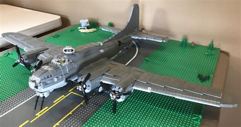 The prize possession of my Lego collection. B-17G Heavy Bomber : r/brickmania