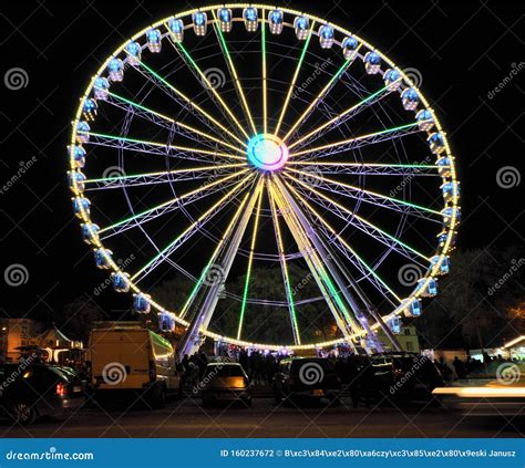 Big devil`s wheel. stock photo. Image of high, city - 160237672