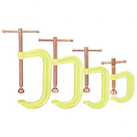 WILTON, High Vis, Extra Heavy Duty/Heavy Duty, C-Clamp Set - 48FX59 ...