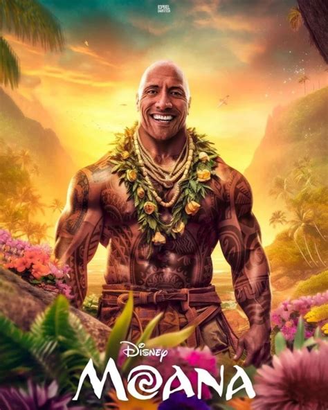 The Rock is Maui in Moana live action remake coming soon