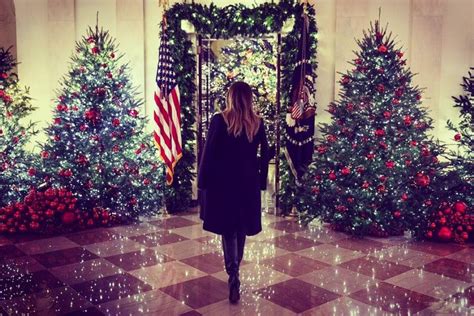 Twitterati Compares Melania Trump’s Red Christmas Trees to 'Handmaid's ...