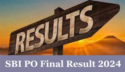 SBI PO Final Result 2024 Out At Sbi.co.in, Download Result PDF ...