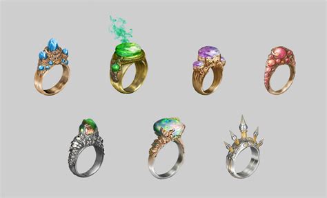 Magic rings by JeanRoux on DeviantArt in 2023 | Fantasy rings magic, Magic ring, Fantasy ring