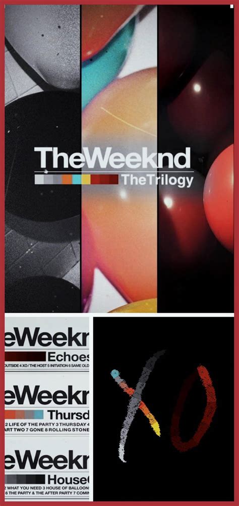 Download The Weeknd Trilogy Collage Wallpaper | Wallpapers.com